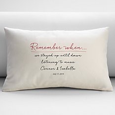 Remember When Throw Pillow